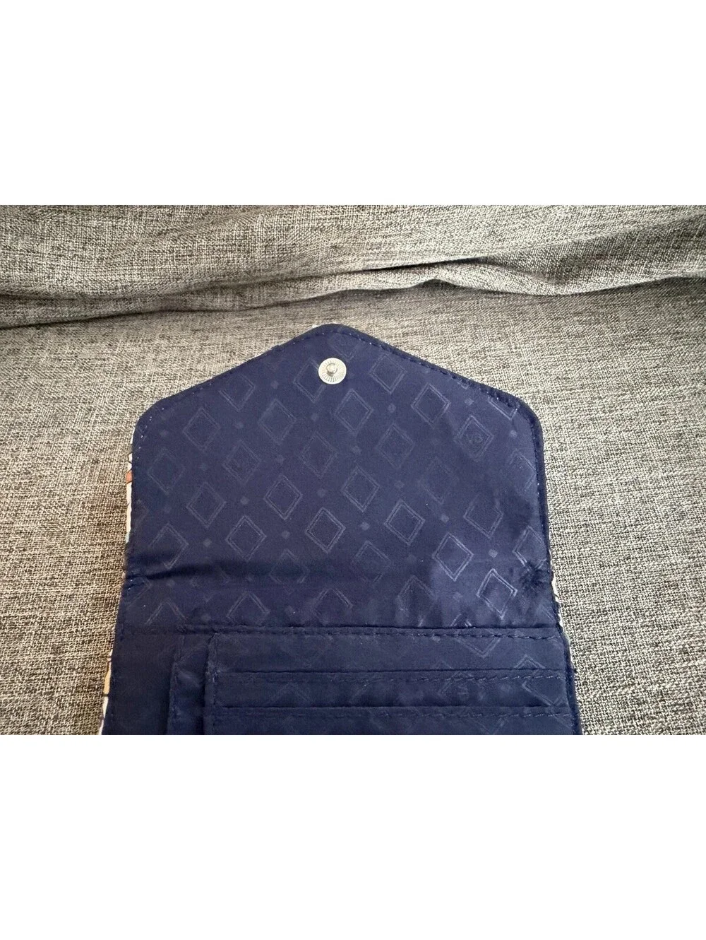 Vera Bradley RFID Mini Trifold Wallet In Lisbon Medallion